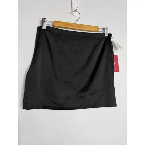 Sunday Best black mini skirt size 8 waist is 15 inches laying flat NWT MSRP $48 - Picture 5 of 7